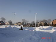 Lichtgewicht1500w Klein op de Turbine van de Netwind met van de Tribune Alleen Mast/Wind Elektriciteit Generatorr